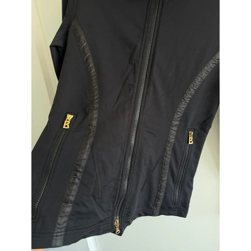 Bogner Heat System Heated Softshell Jacket Black Full Zip Women's US M  Ski